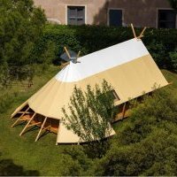 La Fondation Huttopia présente Creetopia, la cabane du Grand Nord canadien, au Festival des Cabanes de la Villa Médicis